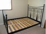 Photos of Ikea Noresund Black Metal Double Bed Frame