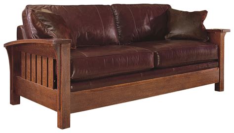 Stickley Cherry Mission Collection Mission Sofa Williams And Kay Sofas