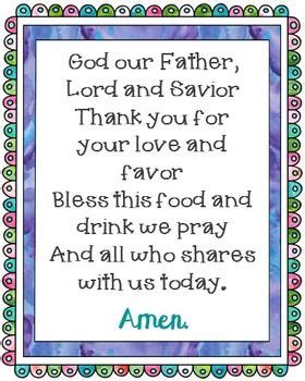 Reciting easter dinner prayers with your friends and family before resurrection day mealtime is a wonderfully meaningful tradition. God Our Father Poster. Prayer, Blessings, Dinner, Meals ...