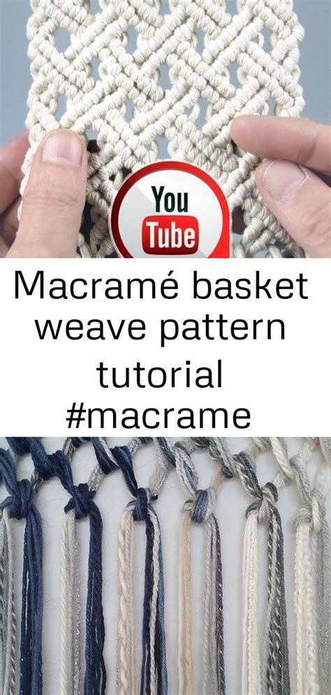 Our tuner is compatible with any type of ukulele (soprano, concert, tenor, baritone and bass). Macramé basket weave pattern tutorial #macrame # ...