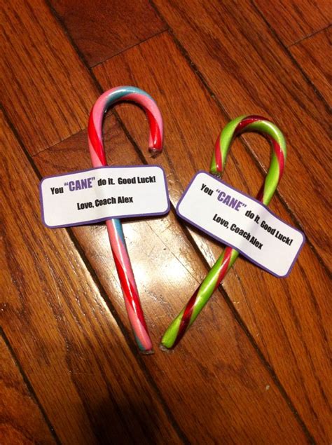 65 quotes have been tagged as candy: Cheerleading competition good luck gift. "You CANE do it ...