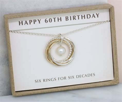 Give her an opportunity to do something new with a memorable experience or make her laugh beyond belief with a stupid novelty gift she'll come to treasure. 60th birthday gift idea, June birthday gift, pearl ...