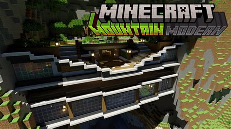Minecraft Build Showcase Mountainside Modern Youtube