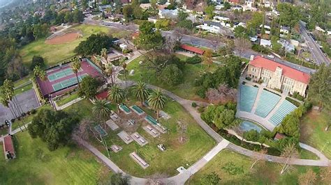 Aerial View Of Farnsworth Park In Altadena California Dreaming