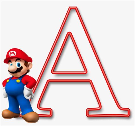 A Mario Party Mario Bros Alfabeto Mario Bros Free Transparent Png