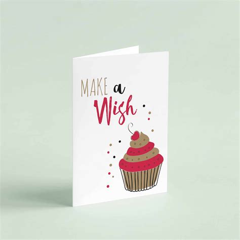 Greeting Card Happy Birthday Make A Wish Limited Addition