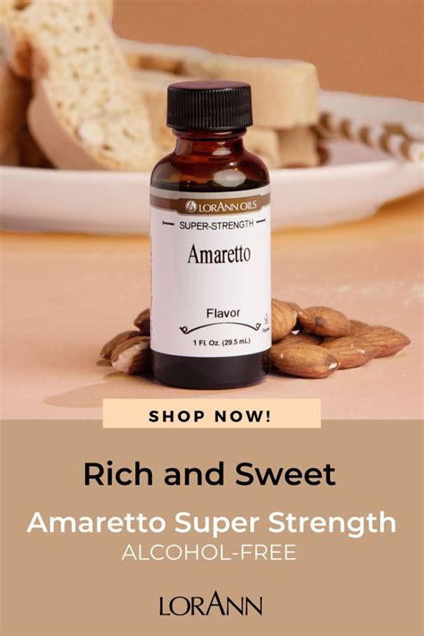 Alcohol Free Amaretto Super Strength Amaretto Flavor Amaretto Flavors