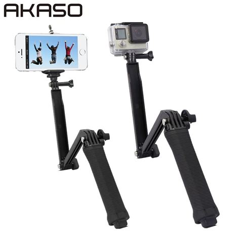 Akaso 3 Way Grip Waterproof Monopod Selfie Stick For Ek7000ek7000 Prov50 Probrave 4vision 4k