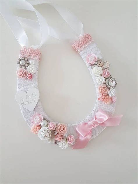 Della torre recommends sending a check in the mail ahead of the wedding so that the couple or wedding planner does not feel. Embellished Lace Wedding Horseshoe, Luxury Wedding Gift ...