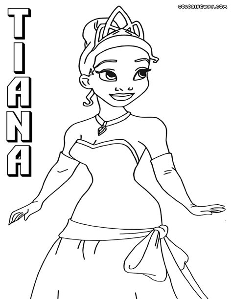 Want to discover art related to coloringpages? Tiana coloring pages | Coloring pages to download and print