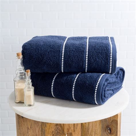 Check out our navy blue tea towel selection for the very best in unique or custom, handmade pieces from our tea towels shops. 2pc Luxury Cotton Bath Towels Set Navy - Yorkshire Home ...