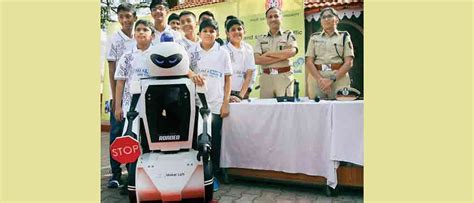 Indias 1st Road Safety Robot Launched
