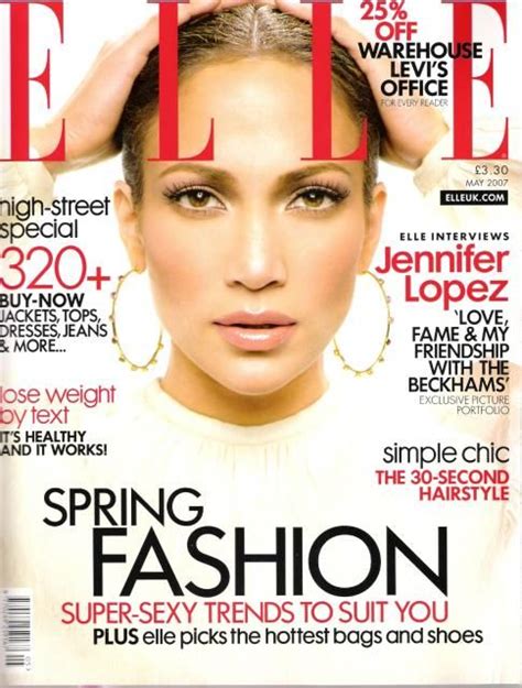 Elle Magazine Cover Layout Magazine Covers Pictures Of Jennifer Lopez