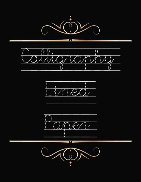 Buy Calligraphy Lined Paper Hand Lettering Calligraphy Book 120