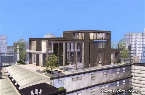 June Release Sims 4 Luxury Penthouse 6月發行 現代奢華閣樓 Patreon Ruby Red