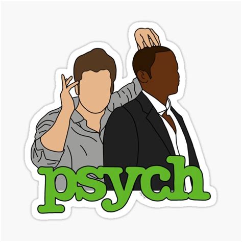 Psych Shawn And Gus Sticker For Sale By Taytip Redbubble