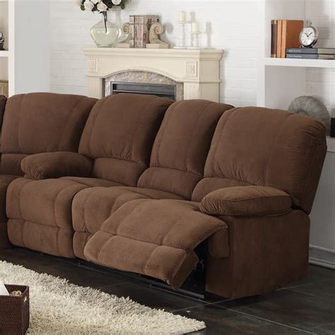 Kevin Upholstered Reclining Living Room Sofa Overstock 12637177