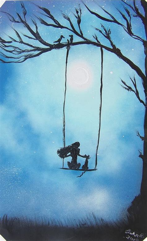 Tree Swing Painting By John Erickson Pixels