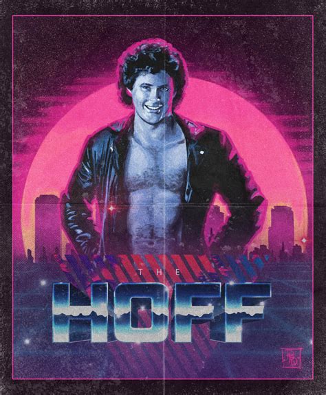 The Hoff Poster Outrun