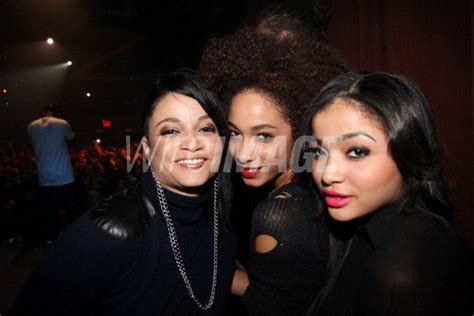 Charli Baltimore And Daughters Attend The Highline Ballroom On