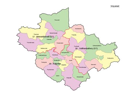 Explore the wildlife, historical attractions, and lush forests of kerala. Political Divisions of Wayanad - Wikipedia