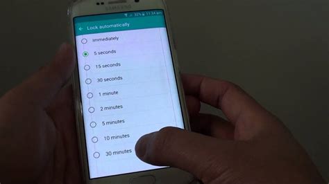 Samsung Galaxy S6 Edge How To Change Auto Screen Lock Time Youtube