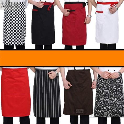 Hotel Restaurant Chef Cook Apron Women Half Body Apron Chefs Waist Apron Cleaning Tools Chef