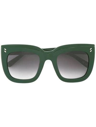Stella Mccartney Oversized Layered Square Sunglasses Modesens