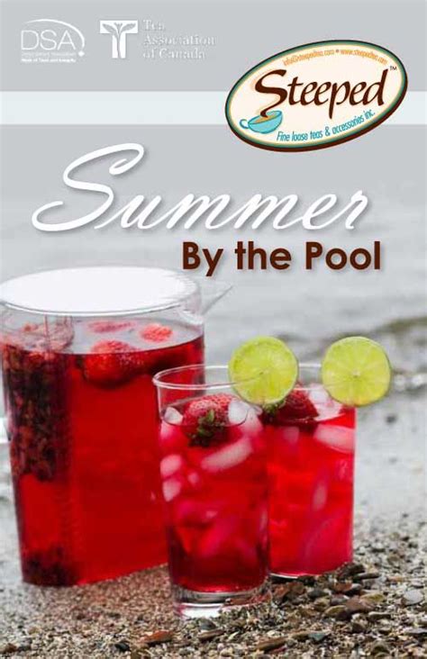 Steeped Tea Summer By The Pool Drinks Iced Tea Recipe Ebook Orders