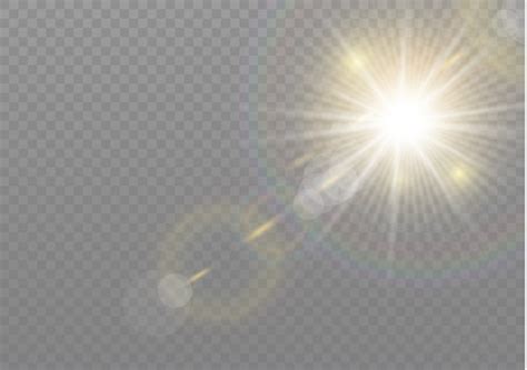 Premium Vector Transparent Sunlight Rays Effect