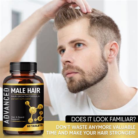 Hair Growth Vitamins For Men Hair Vitamins Pills And Dht Blocker For Men