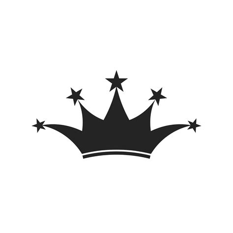Crown Illustration Icon Isolated On Vector And White Backgroundking