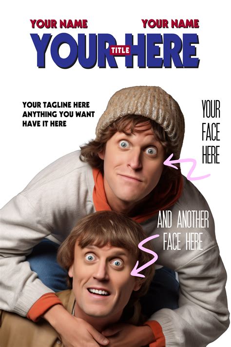 Custom Buddy Movie Poster Premium Framed Art or Digital Download Face