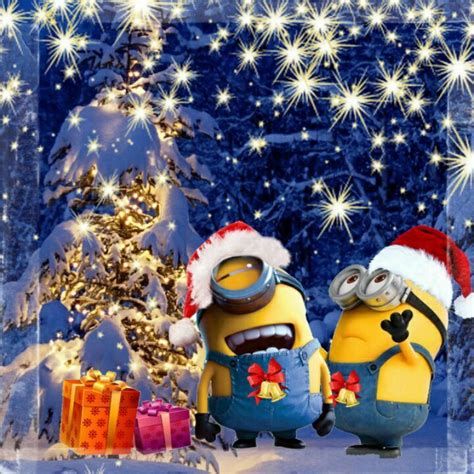 Merry Christmas Y Felix Navidad 🎄☃️🌠 Merry Christmas Minions Minion