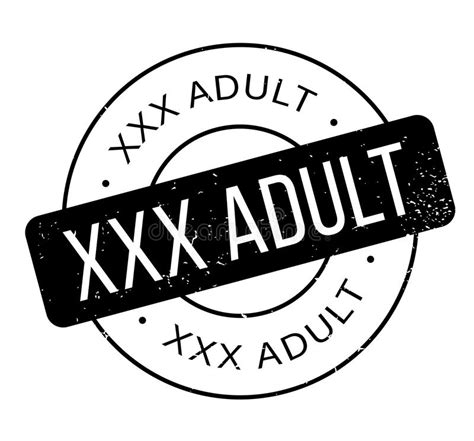 Xxx Adult Stamp On White Stock Vector Illustration Of Website 142305959