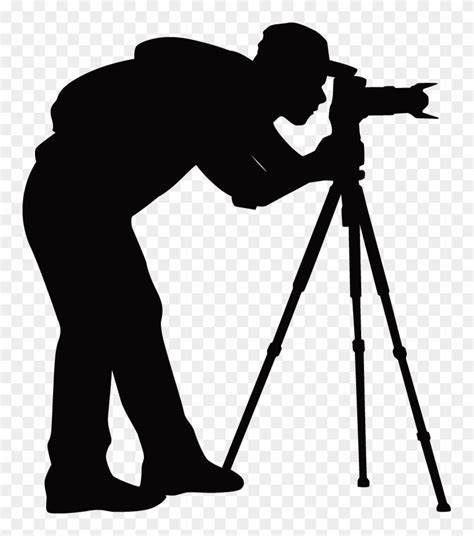 Photographer Silhouette Camera Logo Png Hd Transparent Png 759x871