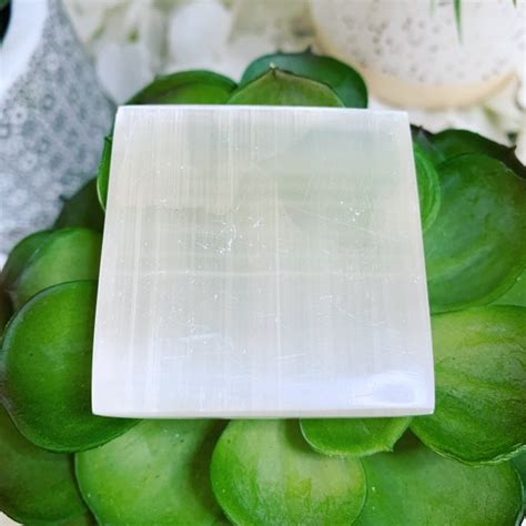Check spelling or type a new query. Small Square Selenite Charging Plate