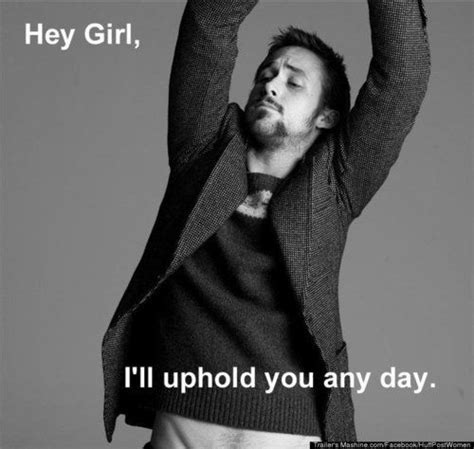 If You Have Seen Crazy Stupid Love Then You Know That He Could Hold You Up Feminist Ryan