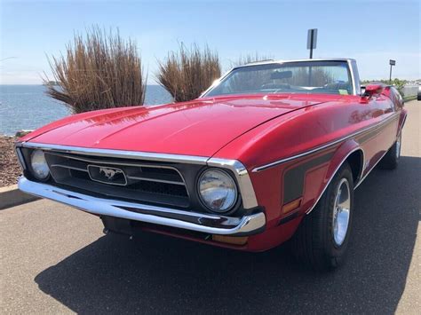 1972 Ford Mustang Convertible Red 302ci V8 Auto Restored