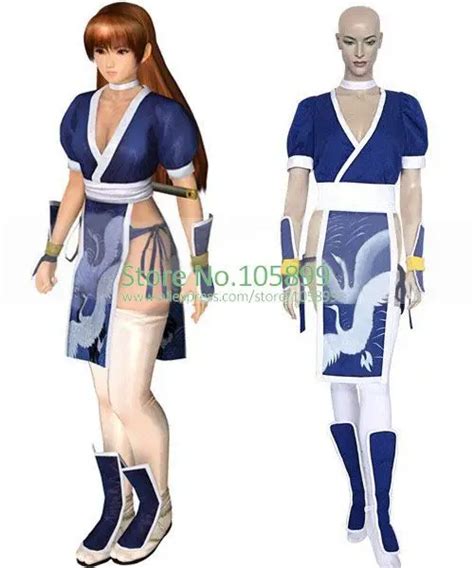 dead or alive kasumi blue cosplay costume in men s costumes from novelty and special use on