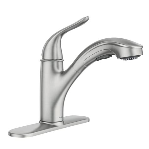 Moen Pull Out Faucets Kitchen Faucets The Home Depot
