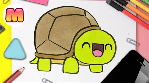 Como Dibujar Un Tortuga Kawaii Dibujos Kawaii Faciles Aprende A