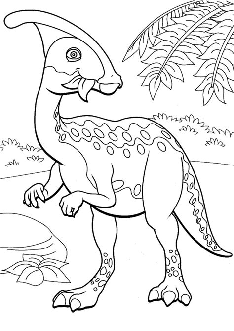 Kolorowanka Dinopociąg Malowanka Dinozaur Nr 33