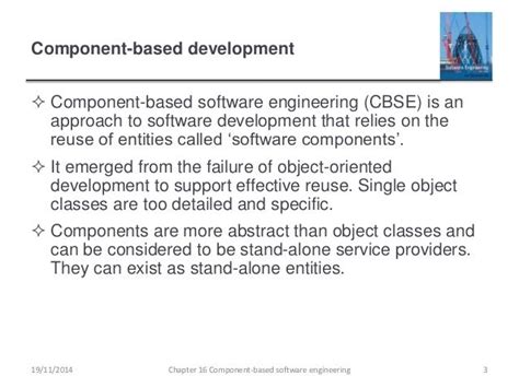 Ch16 Component Based Software Engineering