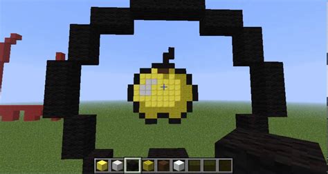 Minecraft Pixel Art Ep 2 Golden Apple Youtube
