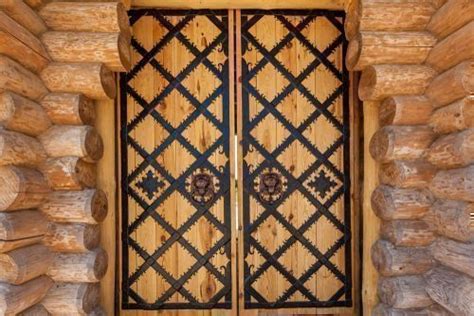 15 Wooden Jali Double Door Design For A Lavish And Spacious Home