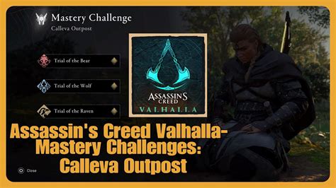 Assassin S Creed Valhalla Mastery Challenges Calleva Outpost Youtube