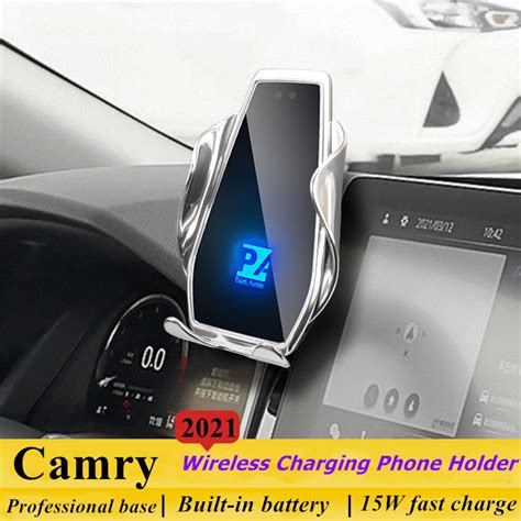 For 2021 Toyota Camry Car Phone Holder Wireless Charge 15w Mobile