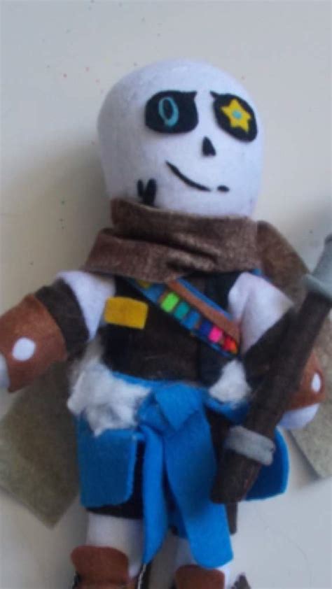 **made to order sans plush inspired by undertale (unofficial) handmade plushie made by fabro creations. Ink!sans plushie | Undertale Amino