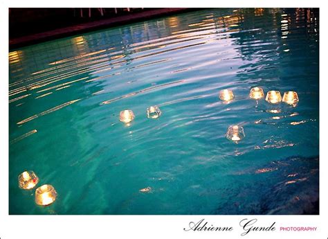 Pool Decor Project Wedding Pool Decor Pool Wedding Floating Candles